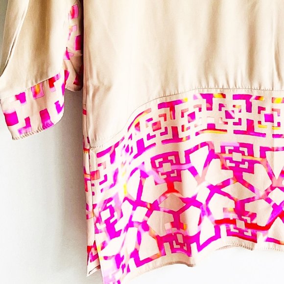 2/$30 Alice & Trixie Silk Tunic S - Picture 5 of 5